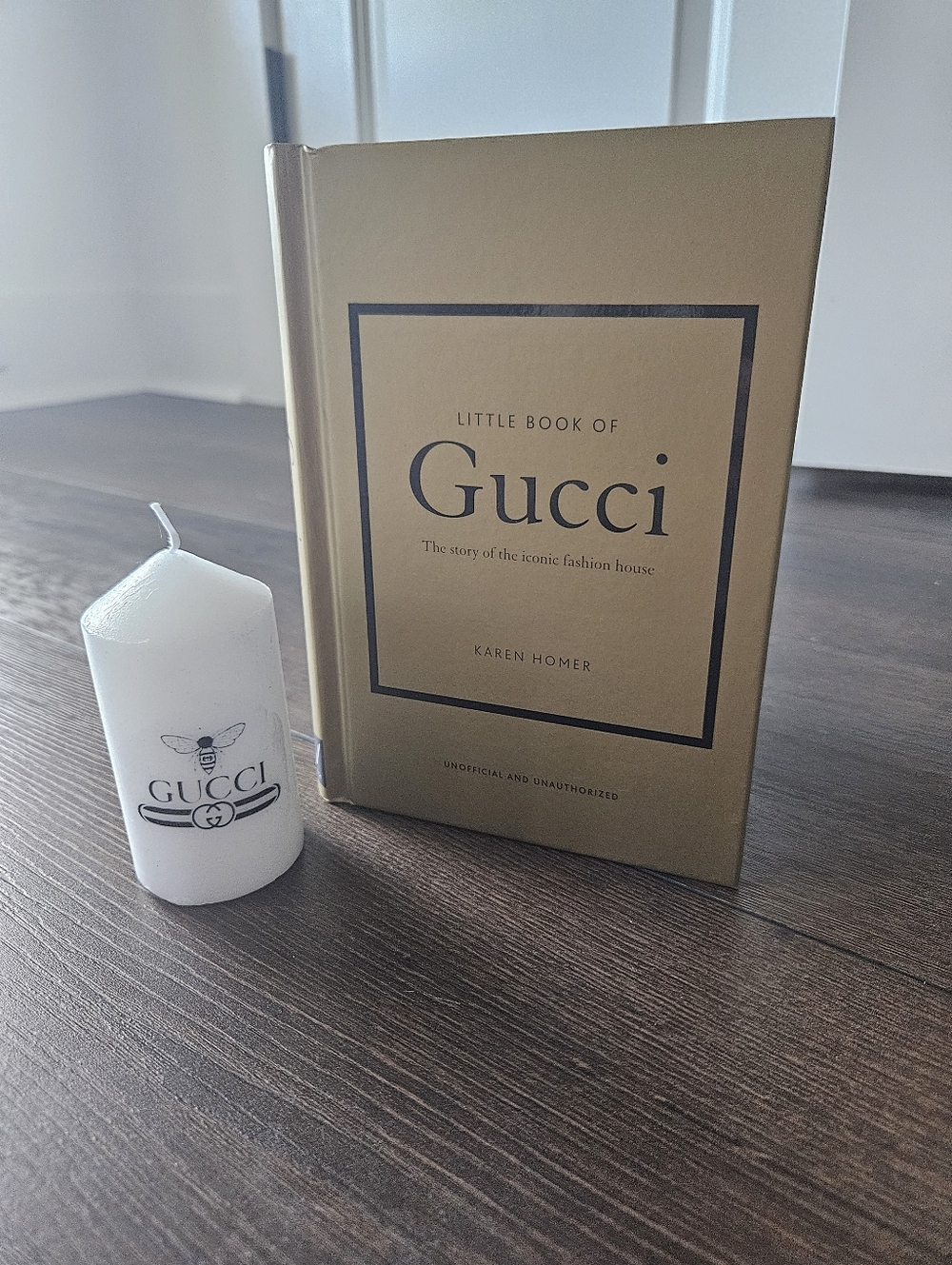 Gucci Little Book Of Style Coffee Table Book With Handmade Unscented Candle Set